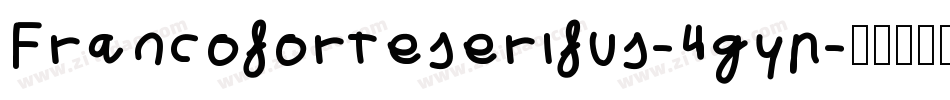 Francoforteserifus-4gyp字体转换