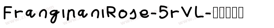 FrangipaniRose-5rVL字体转换
