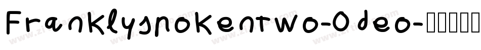 Franklyspokentwo-0deo字体转换