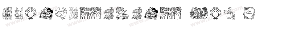 Thanksgiving-Day-1字体转换