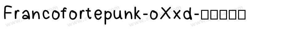 Francofortepunk-oXxd字体转换