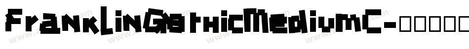 FranklinGothicMediumC字体转换