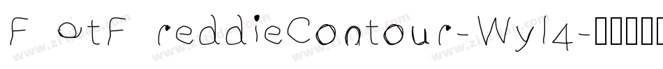 FatFreddieContour-Wyl4字体转换