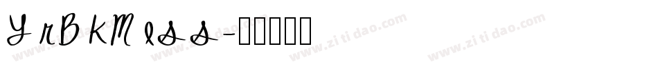 YrBkMess字体转换