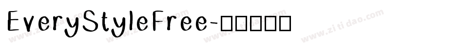 EveryStyleFree字体转换