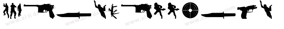 The-Shooter字体转换