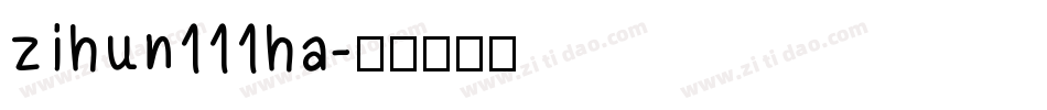 zihun111ha字体转换
