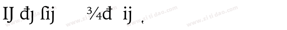 ExtensionBookItalic字体转换