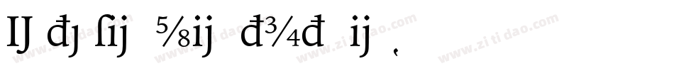 ExtensionLightItalic字体转换