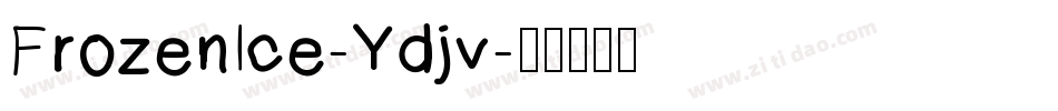 FrozenIce-Ydjv字体转换