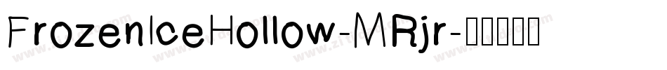 FrozenIceHollow-MRjr字体转换