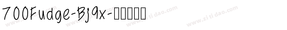 700Fudge-Bj9x字体转换