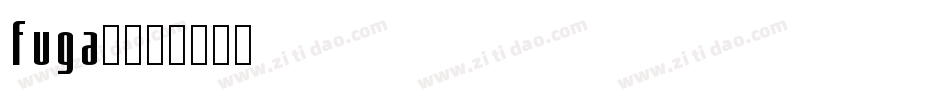 fugaz字体转换