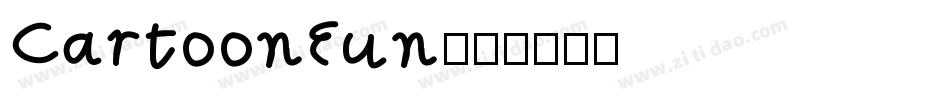 CartoonFun字体转换