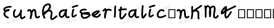 FunRaiserItalic-nKM4字体转换