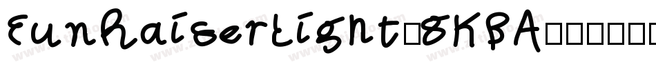 FunRaiserLight-8KBA字体转换