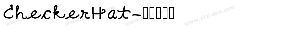 CheckerHat字体转换