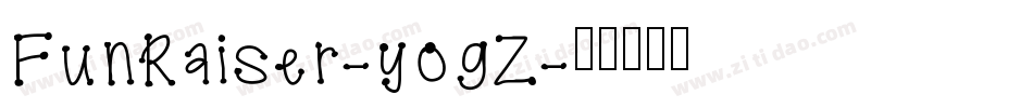 FunRaiser-yogZ字体转换