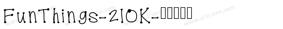 FunThings-2lOK字体转换