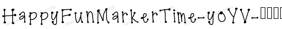 HappyFunMarkerTime-yoYV字体转换
