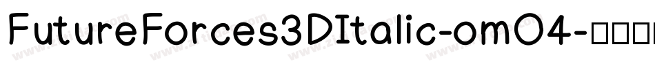FutureForces3DItalic-omO4字体转换