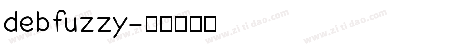debfuzzy字体转换
