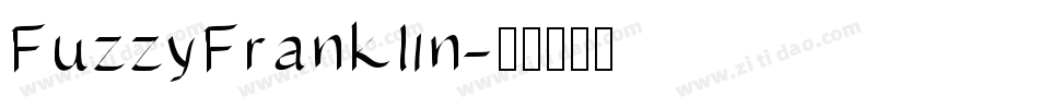 FuzzyFranklin字体转换