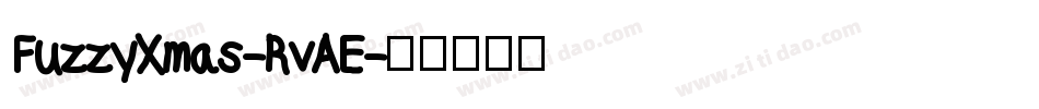 FuzzyXmas-RvAE字体转换