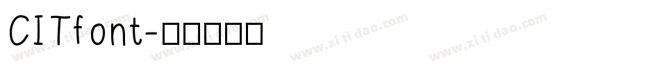 CITfont字体转换