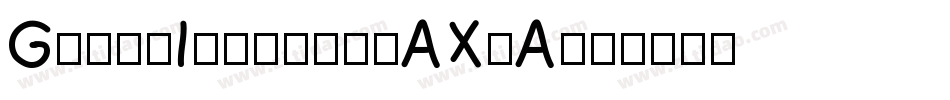 GamerInverse-AXaA字体转换