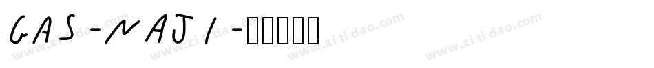 Gas-nAj1字体转换