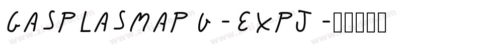 GasPlasmaPg-EXPj字体转换