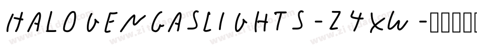 HalogenGasLights-z4Xw字体转换