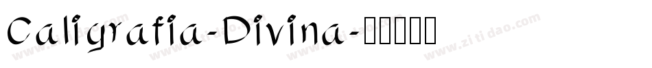 Caligrafia-Divina字体转换