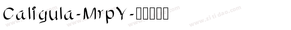 Caligula-MrpY字体转换