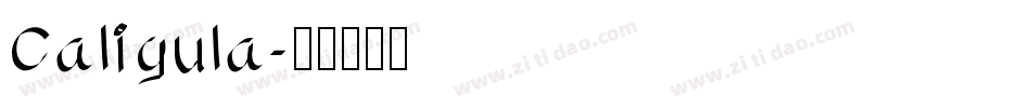 Caligula字体转换
