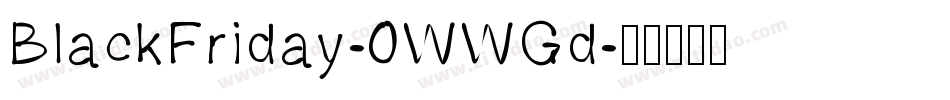 BlackFriday-0WWGd字体转换
