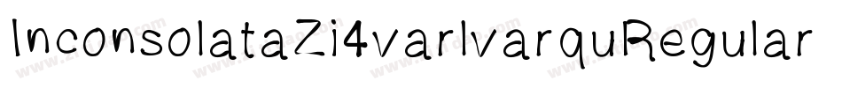InconsolataZi4varlvarquRegular-42gD字体转换