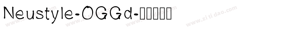 Neustyle-OGGd字体转换