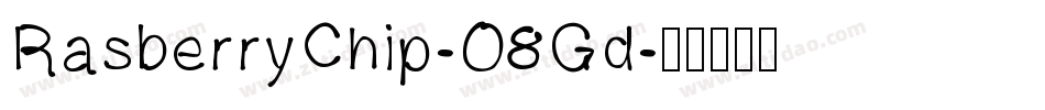 RasberryChip-O8Gd字体转换