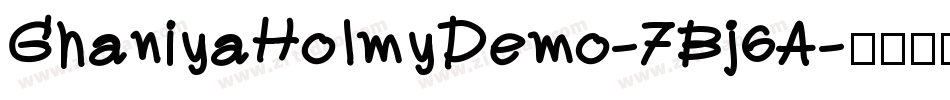 GhaniyaHolmyDemo-7Bj6A字体转换