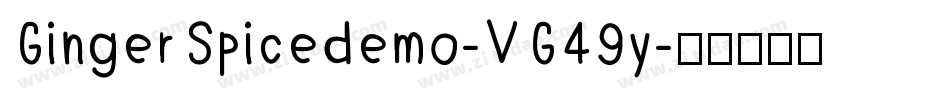 GingerSpicedemo-VG49y字体转换