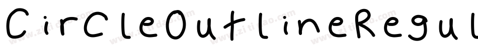 CircleOutlineRegular-JKGj字体转换