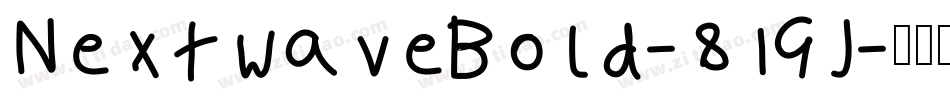 NextwaveBold-81GJ字体转换