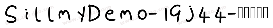 SillmyDemo-1Gj44字体转换