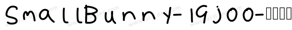 SmallBunny-1Gj00字体转换