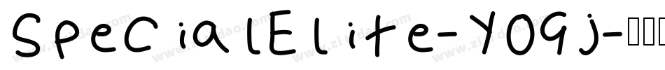 SpecialElite-YOGj字体转换