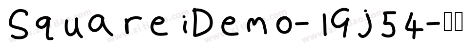 SquareiDemo-1Gj54字体转换