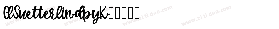 GlSuetterlin-dpyK字体转换