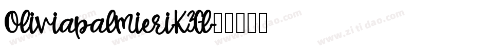 Oliviapalmieri-K3Gl字体转换